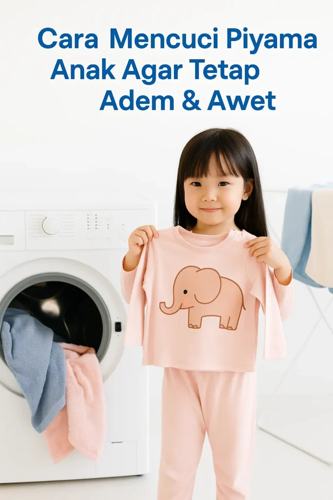 cara mencuci piyama anak cara mencuci piyama anak lucu bahan rayon agar tetap adem