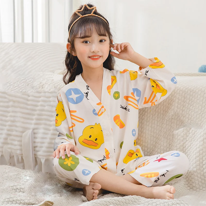 Baju tidur anak perempuan lucu motif Korea